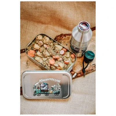 tindobo Edelstahl SET Lunchbox & Trinkflasche Kohldapflok