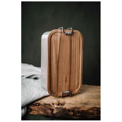 tindobo Lunchbox Click "Waldpicknick" | Buchenholz