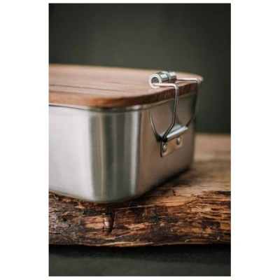 tindobo Lunchbox Click "Waldpicknick" | Buchenholz