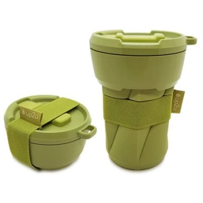 up2u Faltbarer Kaffeebecher "MuC My useful Cup®" | Coffee to go Becher | Made in Germany | 350ml