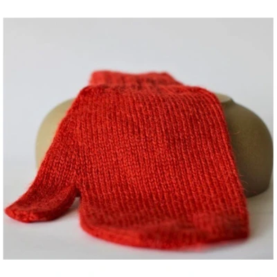 verdonna Handgestrickte Fäustlinge aus reiner Babyalpakawolle