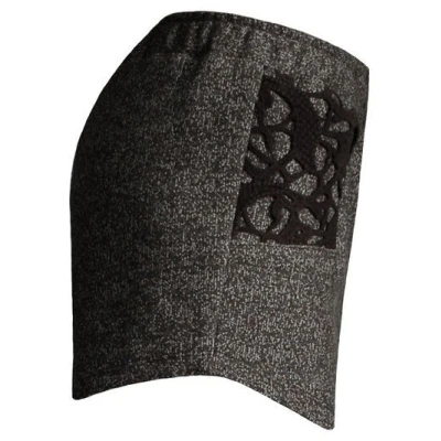 woodlike SPECKLED Sweat Shorts - schwarz meliert
