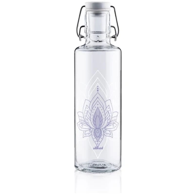 0,6L Soulbottle Glasflasche - Just breathe