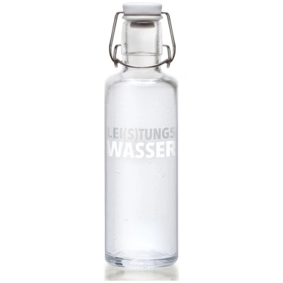 0,6L Soulbottle Glasflasche - Lei(s)tungswasser