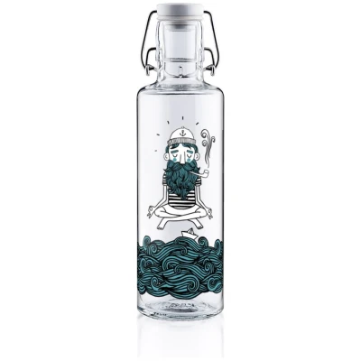 0,6L Soulbottle Trinkflasche aus Glas - Soulsailor