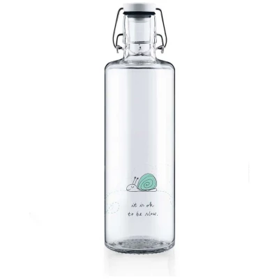 1,0L Soulbottle Glasflasche - Ok to be slow