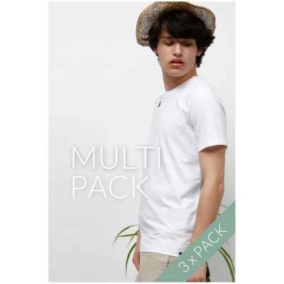 3er Pack Standard B/W Bio T-Shirt, Baumwolle