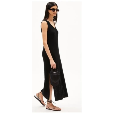 ARMEDANGELS CAROLINIAA LINO - Damen Strickkleid Regular Fit aus Leinen-Mix