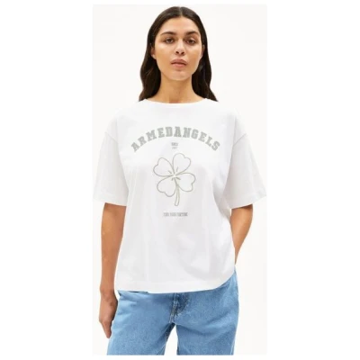 ARMEDANGELS GIANNAA FORTUNE - Damen Heavyweight T-Shirt aus Bio-Baumwoll Mix