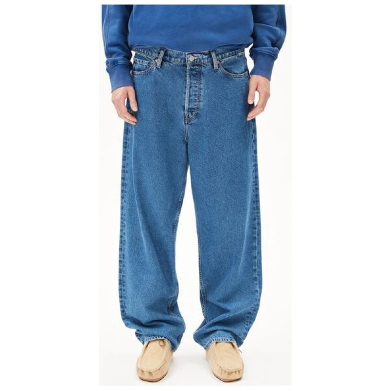 ARMEDANGELS JAAMEO - Herren Baggy Jeans recycelte Baumwolle