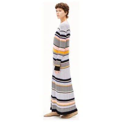 ARMEDANGELS KAAMILA STRIPES - Damen Strickkleid aus Bio-Baumwolle