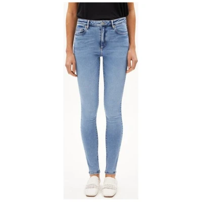ARMEDANGELS TILLAA - Damen Skinny Jeans Mid Waist Bio-Baumwoll Mix X-Stretch