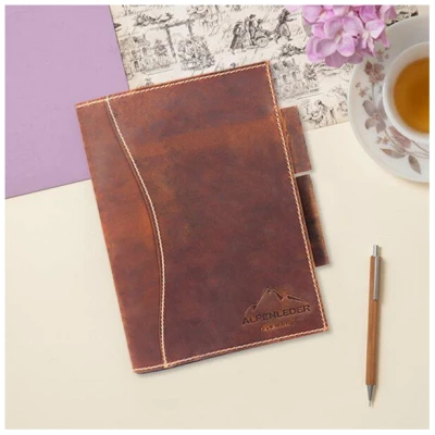 Alpenleder Notizbuch GOETHE DIN A6