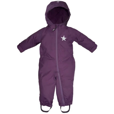 BMS Baby und Kinder Overall wasserdicht und atmungsaktiv SoftLan beere Gr. 80