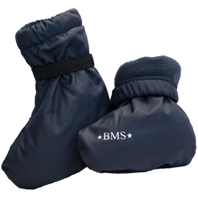 BMS Buddel- und Krabbelschuhe Füsslinge für Babys, gefüttert, SoftSkin marine