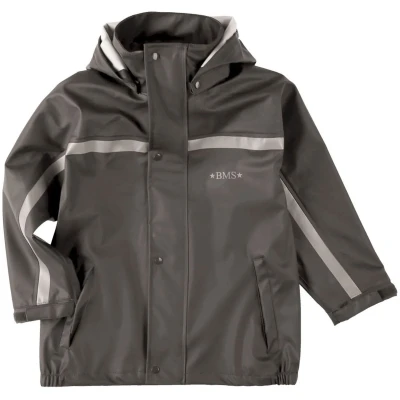 BMS Kinder Buddeljacke und Regenjacke Räuberwald SoftSkin cool grey Gr.80