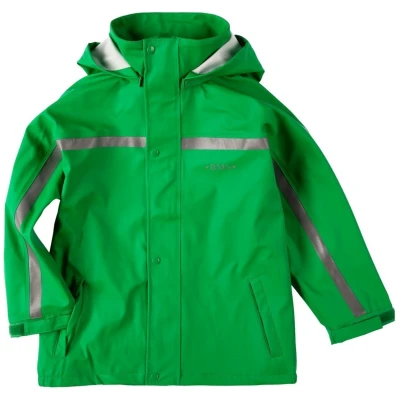 BMS Kinder Buddeljacke und Regenjacke Räuberwald SoftSkin grün Gr.80