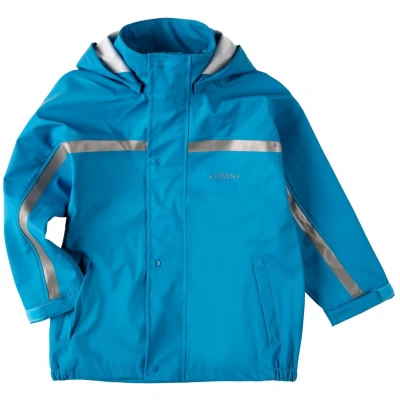 BMS Kinder Buddeljacke und Regenjacke Räuberwald SoftSkin hellblau Gr.80