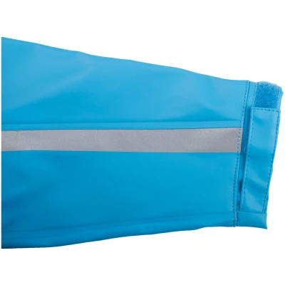 BMS Kinder Buddeljacke und Regenjacke Räuberwald SoftSkin hellblau Gr.80