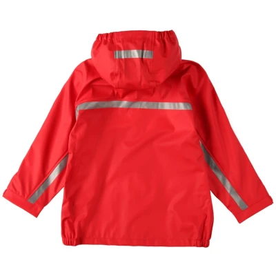 BMS Kinder Buddeljacke und Regenjacke Räuberwald SoftSkin rot Gr.80