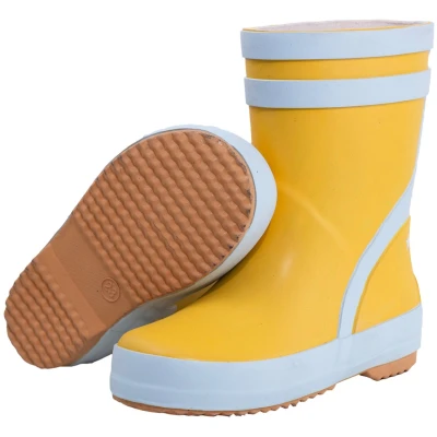 BMS Kinder Gummistiefel Naturkautschuk gelb Gr.23
