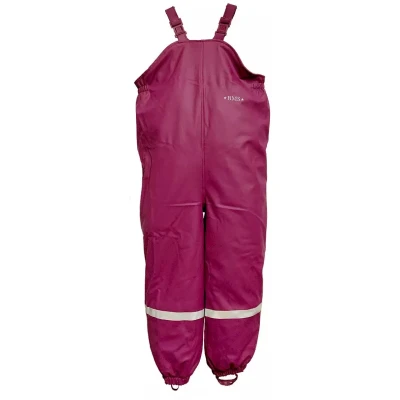 BMS Kinder Regenhose Latzhose gefüttert SoftSkin beere Gr.80