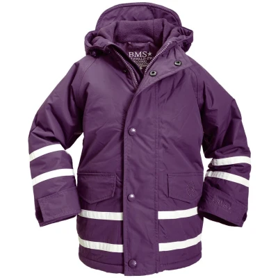 BMS Kinder Winterjacke atmungsaktiv und wasserdicht SoftLan pflaume Gr.86