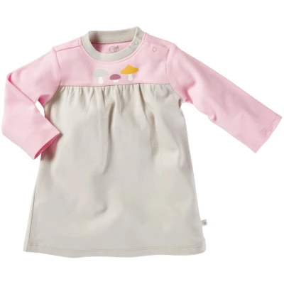 Baby Kleid Langarm Bio-Baumwolle Pilzfreunde Gr.50/56