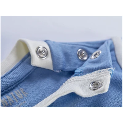 Baby Langarmshirt Bio-Baumwolle blau Gr.50/56