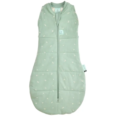 Baby Puck- und Schlafsack Winter "ergoCocoon" sage Gr. 0-3 Monate
