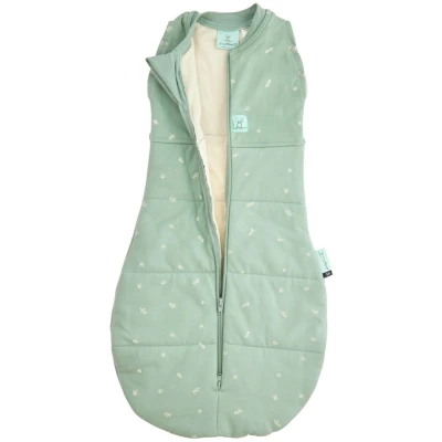 Baby Puck- und Schlafsack Winter "ergoCocoon" sage Gr. 0-3 Monate