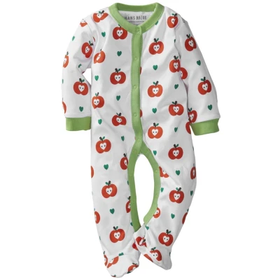 Baby Schlafanzug Bio-Baumwolle Apfel Gr. 62/68