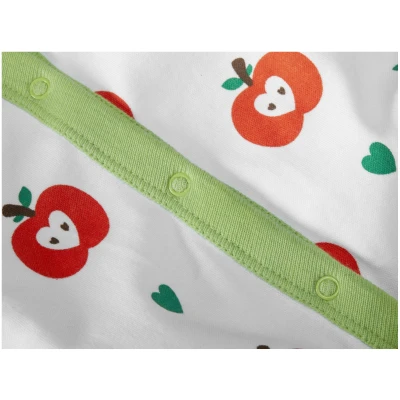 Baby Schlafanzug Bio-Baumwolle Apfel Gr. 62/68