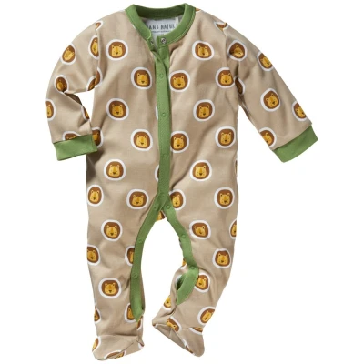 Baby Schlafanzug Bio-Baumwolle Löwe Gr. 62/68