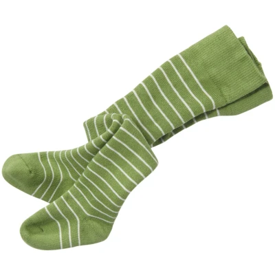Baby Strumpfhose Baumwolle (kbA) Frottee moos-geringelt Gr. 00
