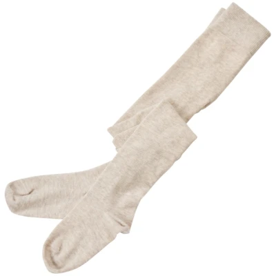 Baby Strumpfhose Baumwolle (kbA) beige-melange Gr.00