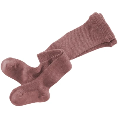 Baby Strumpfhose Bio-Schurwolle altrosa Gr.00