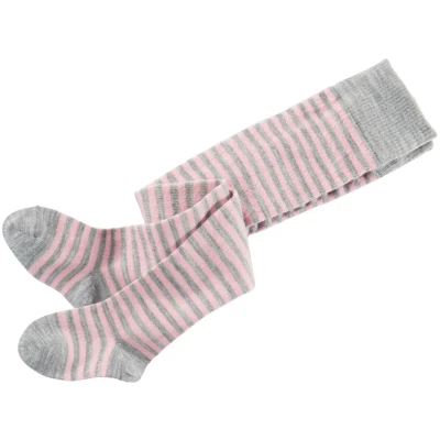 Baby Strumpfhose rose-geringelt Gr.00