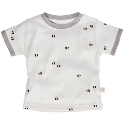 Baby T-Shirt Bio-Baumwolle Biene grau Gr.50/56