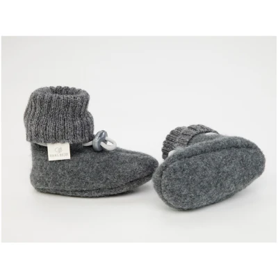 Baby Trageschuhe Schurwollwalk graumelange Gr.16/17