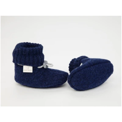 Baby Trageschuhe Schurwollwalk marine Gr.16/17