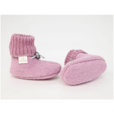 Baby Trageschuhe Schurwollwalk rosa Gr.16/17
