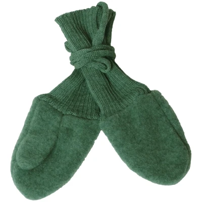 Baby und Kinder Handschuhe Bio-Merinowolle Fleece salbei Gr.1 (1 Jahr)