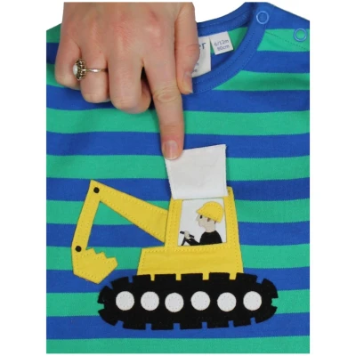 Baby und Kinder Langarmshirt Bagger Gr.86