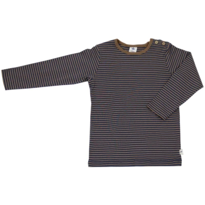 Baby und Kinder Langarmshirt ingwer-indigo Gr.62/68