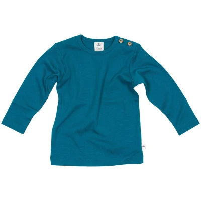 Baby und Kinder Langarmshirt ozeanblau Gr.62/68