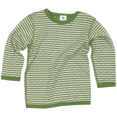 Baby und Kinder Langarmshirt zum Wenden waldgrün Gr.74/80