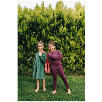 Baby und Kinder Shirt Ripp Qualität Bio Baumwolle aubergine Gr.62/68