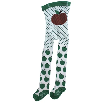 Baby und Kinder Strumpfhose Apfel grün Gr. 62/68