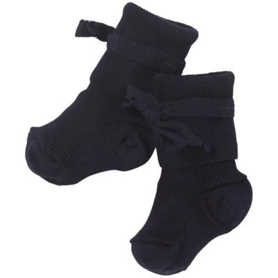 Babyschuhe Bio-Baumwolle (kbA) marine Länge ca. 9 cm